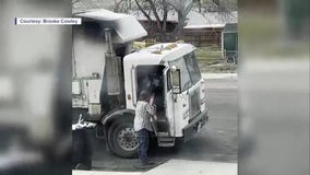 Watch: Garbage collector pulls American flag out of trashcan to fold it 'the right way'