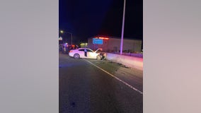 Driver of an alleged stolen car crashes on I-680 and arrested for DUI