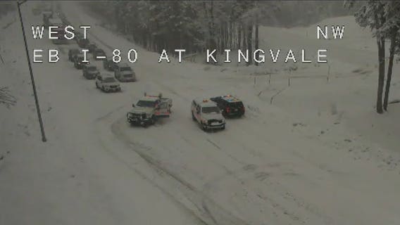 Multiple spinouts puts traffic on I-80 in the Sierra on hold