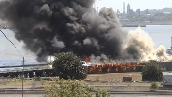 Benicia port fire could last for days