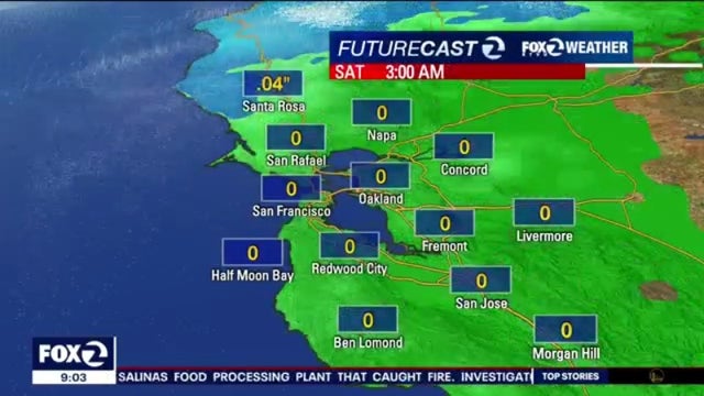 Bay Area forecast: Rain is coming tomorrow and next week