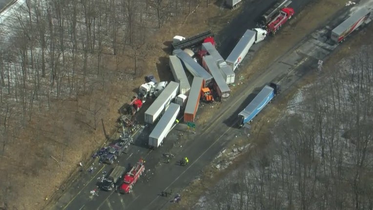 I81 Pileup Next Day WTXF