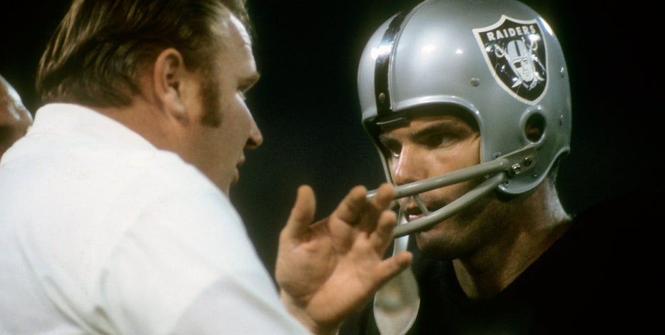 Oakland Raiders quarterback Daryle Lamonica is shown in a game