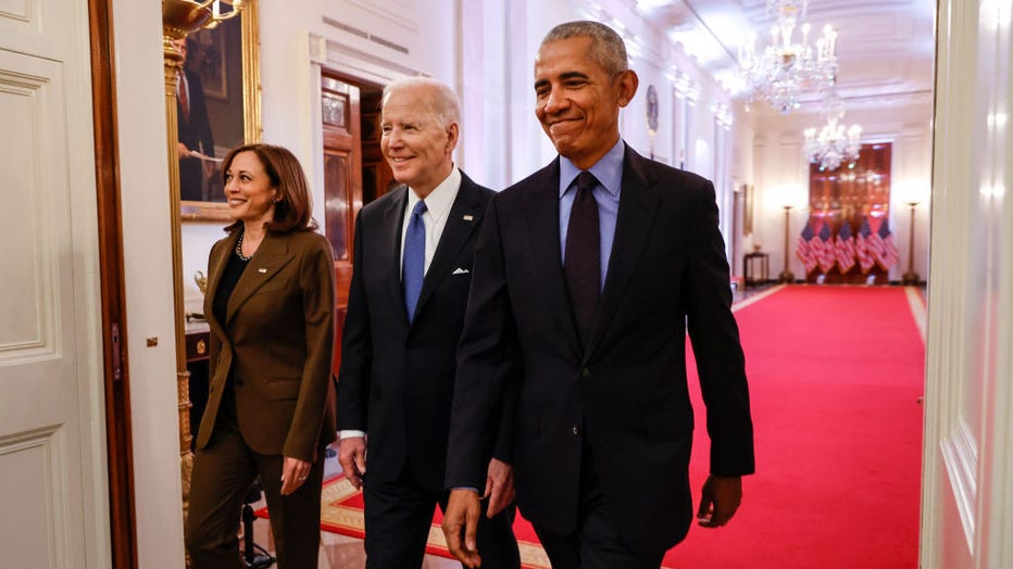 Former President Obama Joins President Biden At White House To Mark Passage Of The Affordable Care Act