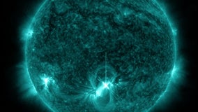 'Most intense' solar flare captured on stunning imagery