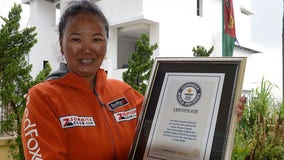 Sherpa woman breaks her own record by climbing Mount Everest for 10th time