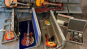 Police recover stolen, rare guitars belonging to band