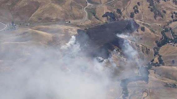 Cal Fire and local crews contain wildfire in Danville at 92 acres