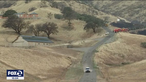 Red flag warning for most of Solano County near Quail Fire