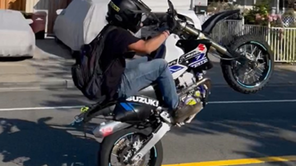 Hayward police seek 'reckless' motorcycle driver