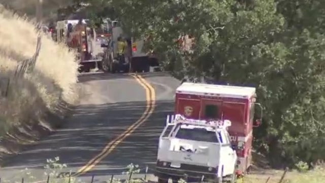 Car crash possibly caused wildfire in Contra Costa County