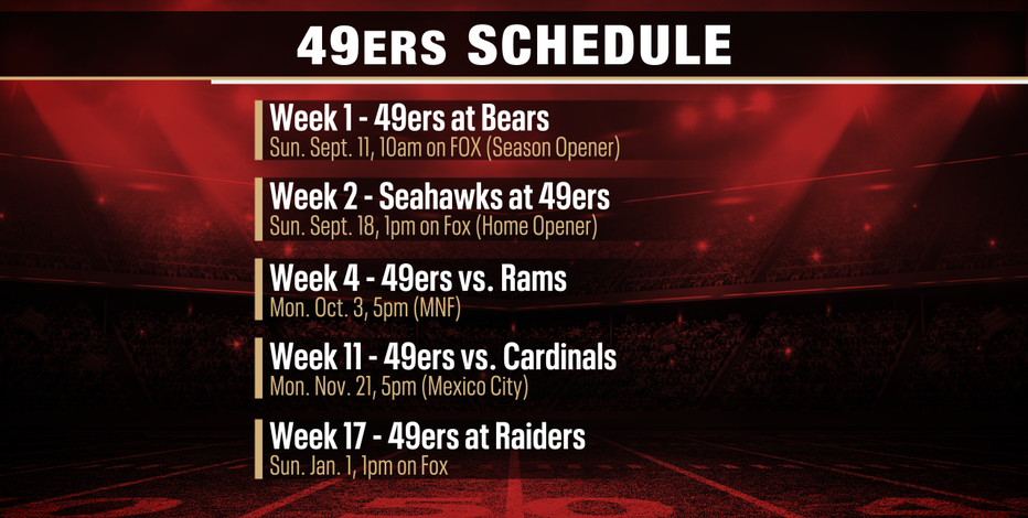 49ers home games
