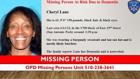 Oakland police ask help in finding missing woman with dementia