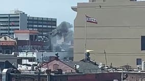 Apartment building catches fire in San Francisco's Chinatown