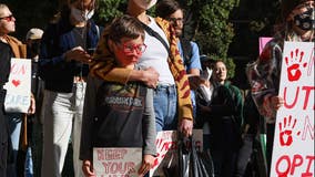 Thousands rally, march along Market Street to protest Supreme Court's Roe v. Wade overturning