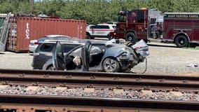 3 dead after Amtrak train collides with car near Brentwood