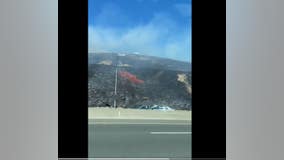 Crews tackle vegetation fire in Hercules; I-80 affected