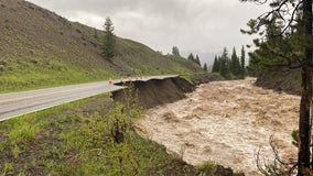Yellowstone closed after historic floods; some areas cut off