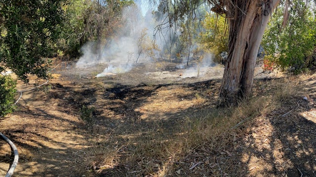 San Jose brush fire near homeless encampment under control