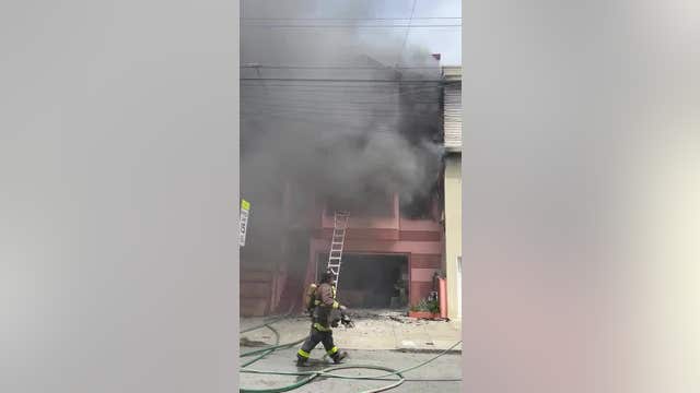 1 person in critical condition after rescued from San Francisco fire