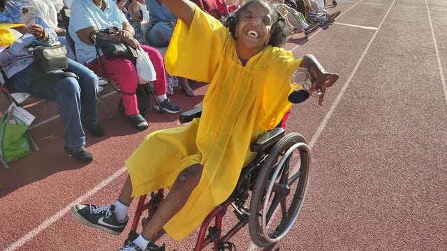 Oakland teen, who was told she would never walk on her own, walks the stage for graduation