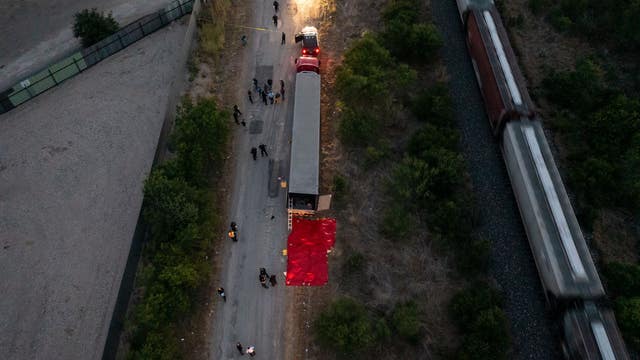 46 dead, 16 hospitalized after trailer of migrants found