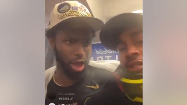 'We bout to get a bag,' says Jordan Poole, Andrew Wiggins after NBA Finals win