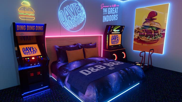 Dave & Buster's bedroom suite