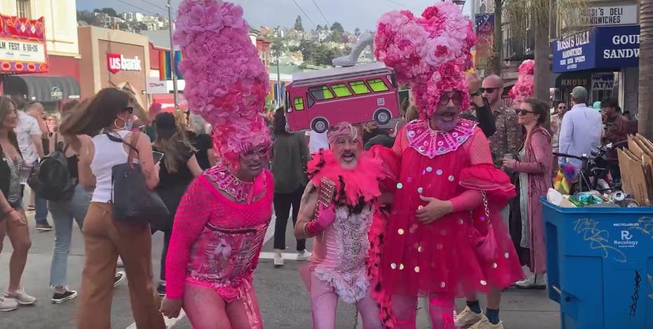 San Francisco kicks off Pride month with flag-raising, Jane Fonda, parade