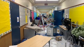 Vandals trash Richmond elementary school; others hit too
