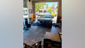 Car crashes into Cupertino Starbucks, injures 2