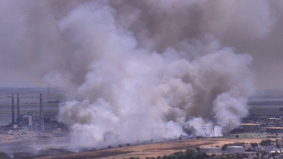 Smoldering Marsh Fire extends air quality advisory through Friday