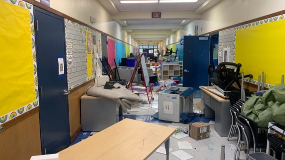Vandals trash Richmond elementary school; others hit too