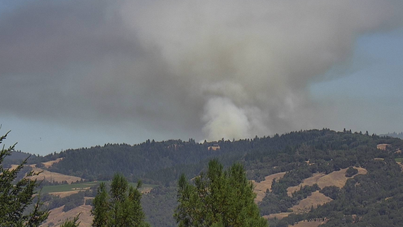 Boonville wildfire near Peachland Road, Lone Tree Ridge forces road closure