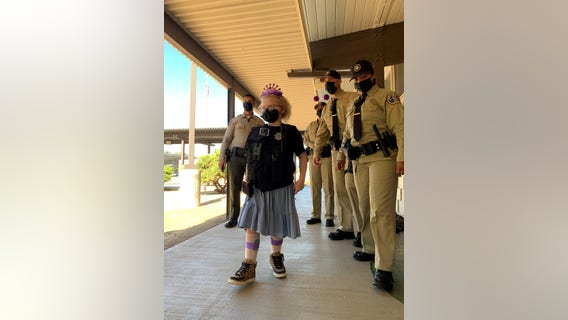 South Bay girl facing tumor surgery gets chance to work with sheriff's investigators