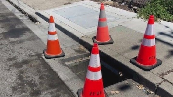 Who is stealing storm drain grates in Vallejo?