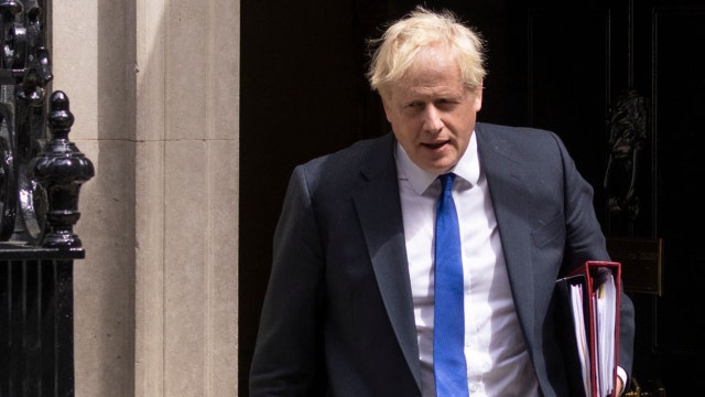 British Prime Minister Boris Johnson announces resignation