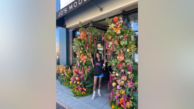 Oakland mom gets attention, praise and an outpouring of love for a stunning, life-size floral installation