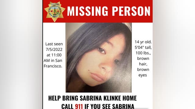 San Mateo County Sheriff asking for public's help in locating missing teen who is possibly in SF