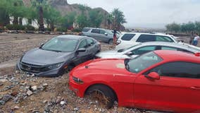 Flooding closes Death Valley National Park, vehicles stranded in debris