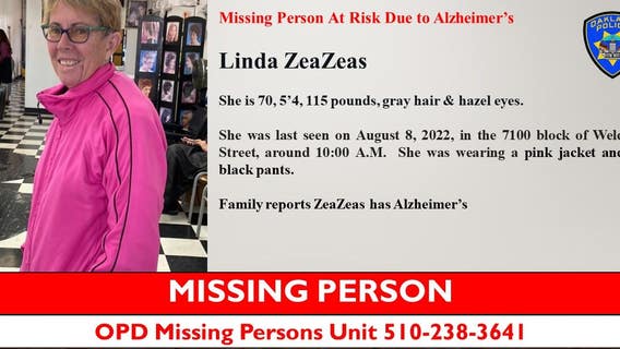 Oakland police seek help in locating an at-risk senior woman