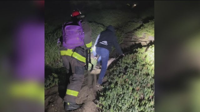 San Francisco firefighters credit mobile technology in Fort Funston rescue