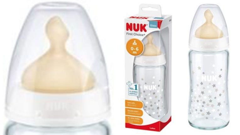 nuk glass bottle