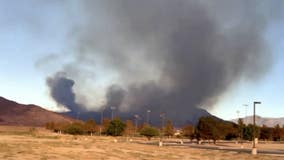 Southern California wildfire explodes to 500 acres in one hour