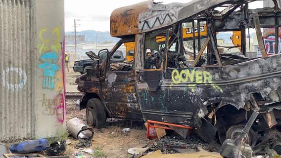 Oakland homeless encampment undergoes another phase of evictions