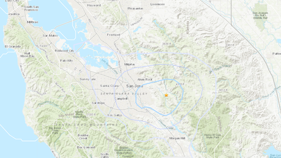 Small earthquake rattles San Jose