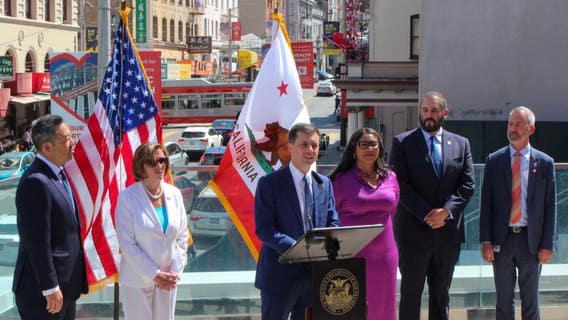 U.S. transportation secretary celebrates near-completion of the long-anticipated Central Subway Project