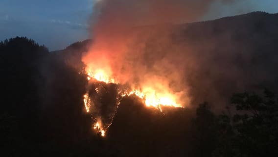 Mosquito wildfire in Tahoe National Forest forces evacuations