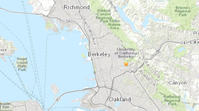 Minor quake strikes Berkeley
