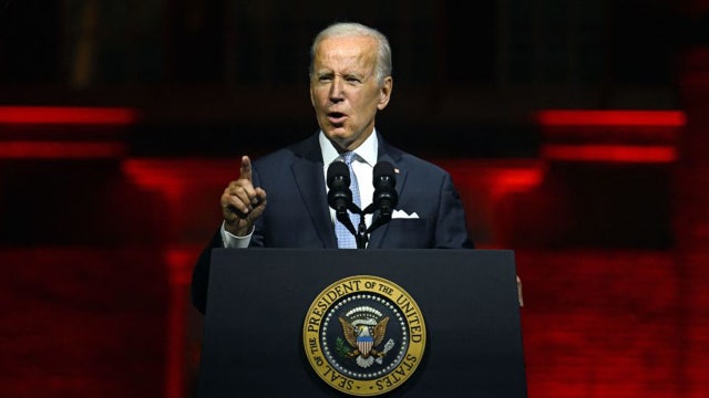 Biden warns 'equality and democracy are under assault,' urges people to vote